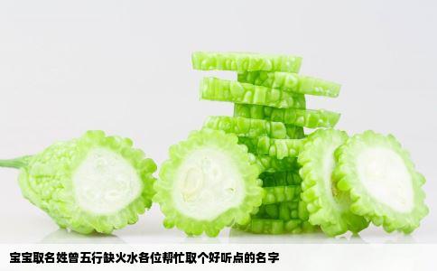 宝宝取名姓曾五行缺火水各位帮忙取个好听点的名字