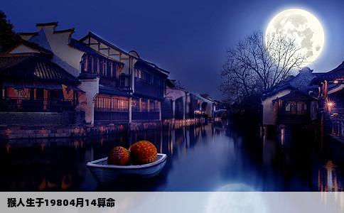 猴人生于19804月14算命