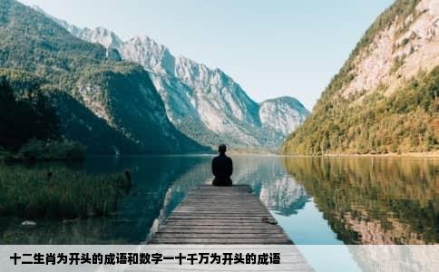 十二生肖为开头的成语和数字一十千万为开头的成语