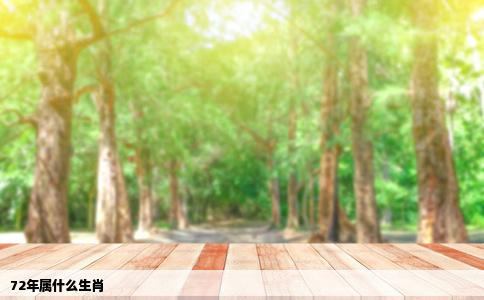 72年属什么生肖
