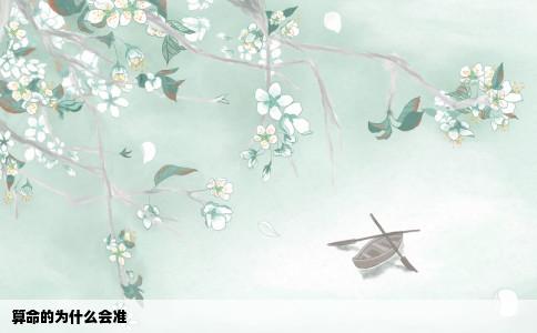 算命的为什么会准