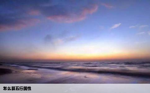 怎么算五行属性