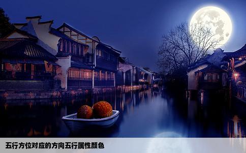 五行方位对应的方向五行属性颜色