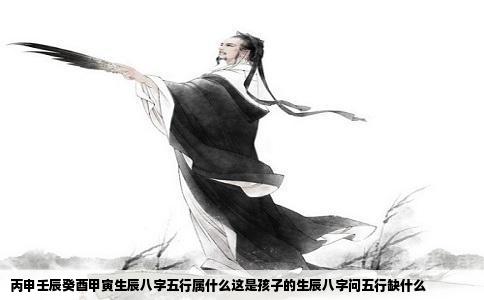 丙申壬辰癸酉甲寅生辰八字五行属什么这是孩子的生辰八字问五行缺什么