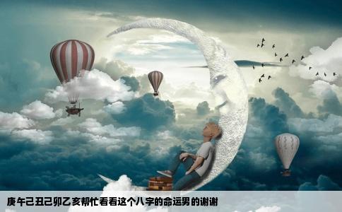 庚午己丑己卯乙亥帮忙看看这个八字的命运男的谢谢