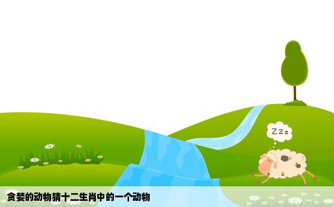 贪婪的动物猜十二生肖中的一个动物