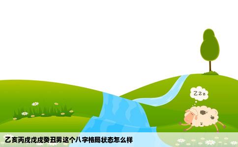 乙亥丙戌戊戌癸丑男这个八字格局状态怎么样