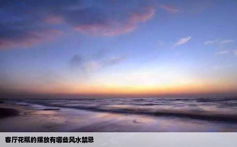 客厅花瓶的摆放有哪些风水禁忌