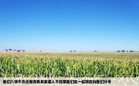 我们八字不合还相克男友家里人不同意我们在一起现在叫我们分手