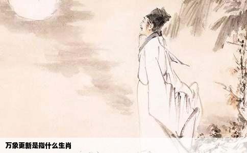 万象更新是指什么生肖