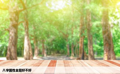 八字属性全阳好不好