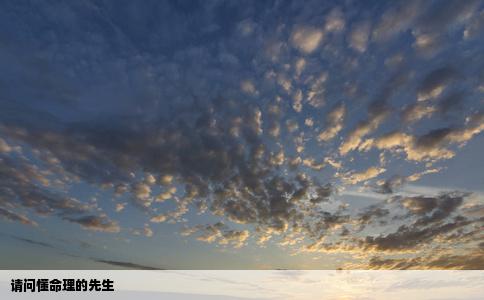 请问懂命理的先生