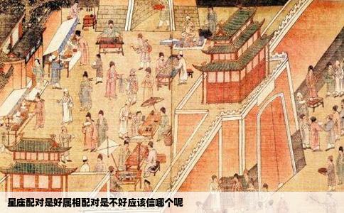 星座配对是好属相配对是不好应该信哪个呢
