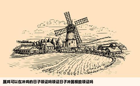 属鸡可以在冲鸡的日子领证吗领证日子冲属相能领证吗
