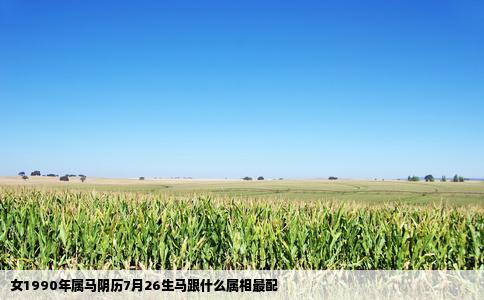 女1990年属马阴历7月26生马跟什么属相最配