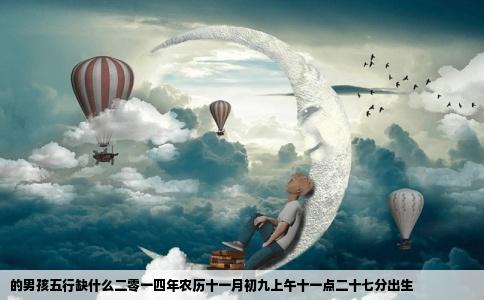 的男孩五行缺什么二零一四年农历十一月初九上午十一点二十七分出生