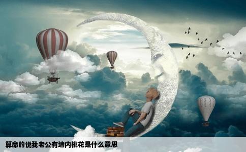 算命的说我老公有墙内桃花是什么意思