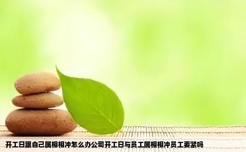 开工日跟自己属相相冲怎么办公司开工日与员工属相相冲员工要紧吗