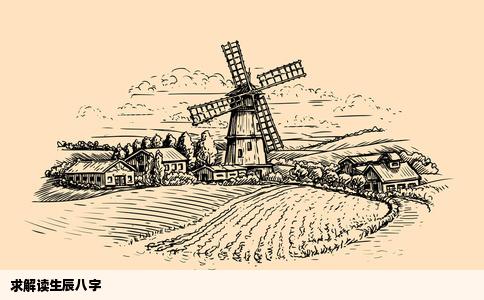 求解读生辰八字