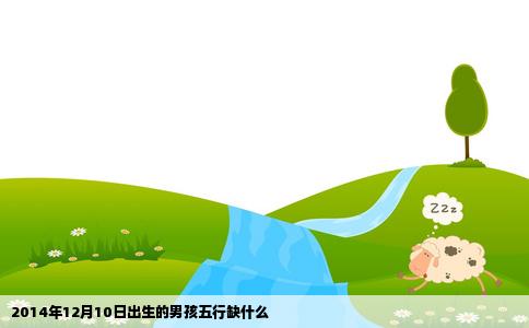 2014年12月10日出生的男孩五行缺什么