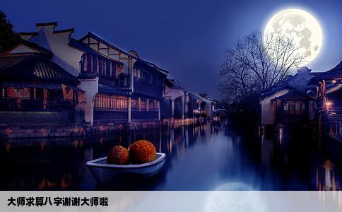 大师求算八字谢谢大师啦