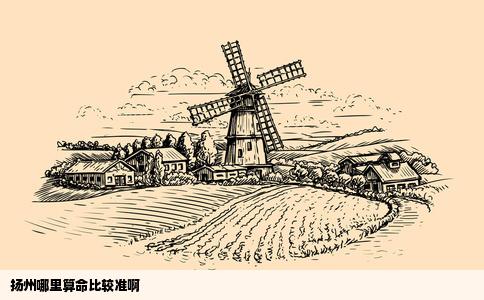 扬州哪里算命比较准啊