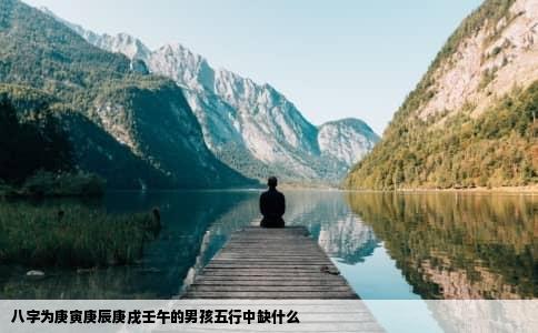 八字为庚寅庚辰庚戌壬午的男孩五行中缺什么