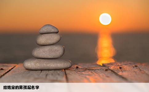 给姓宋的男孩起名字