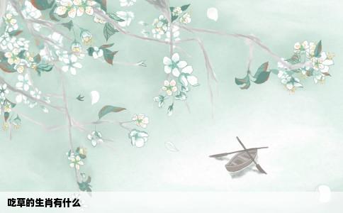 吃草的生肖有什么