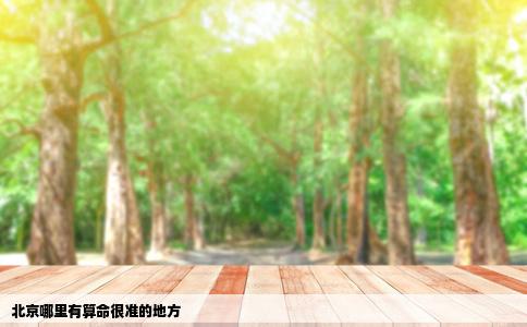 北京哪里有算命很准的地方