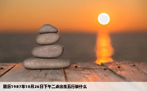 阴历1987年10月26日下午二点出生五行缺什么