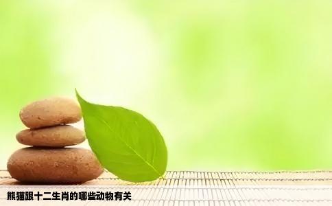 熊猫跟十二生肖的哪些动物有关