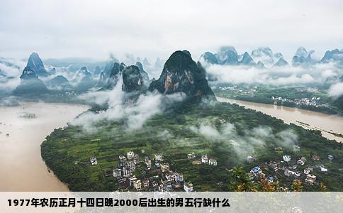 1977年农历正月十四日晚2000后出生的男五行缺什么