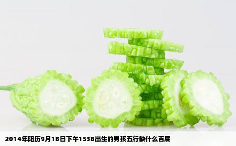 2014年阳历9月18日下午1538出生的男孩五行缺什么百度