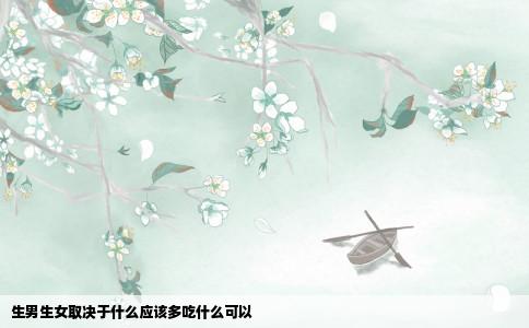 生男生女取决于什么应该多吃什么可以
