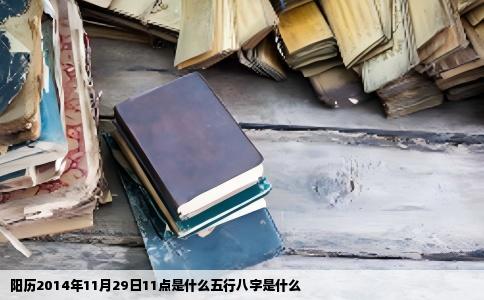 阳历2014年11月29日11点是什么五行八字是什么