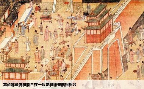 龙和哪些属相能合在一起龙和哪些属相相合