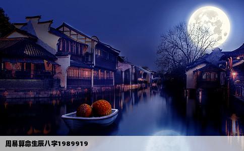 周易算命生辰八字1989919