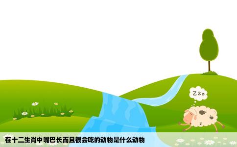 在十二生肖中嘴巴长而且很会吃的动物是什么动物