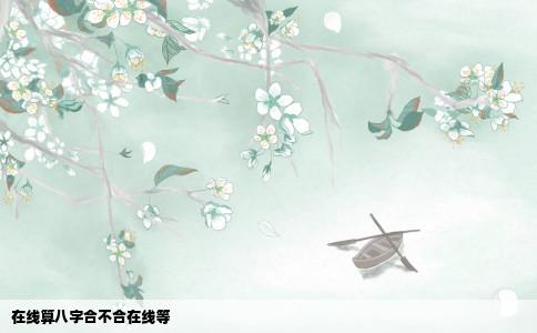 在线算八字合不合在线等