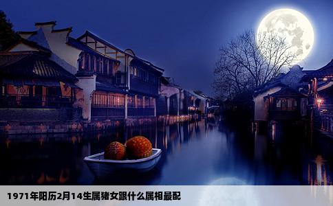 1971年阳历2月14生属猪女跟什么属相最配