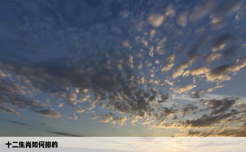 十二生肖如何排的