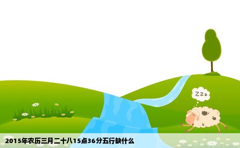 2015年农历三月二十八15点36分五行缺什么
