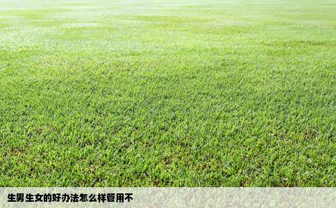 生男生女的好办法怎么样管用不