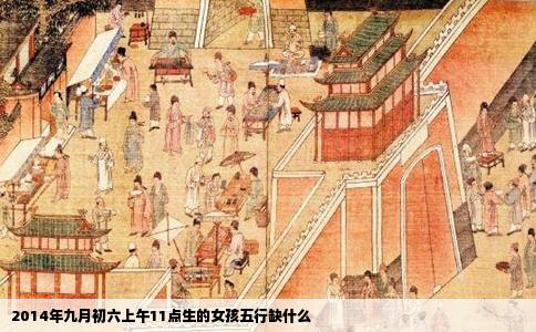 2014年九月初六上午11点生的女孩五行缺什么