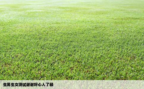 生男生女测试谢谢好心人了额