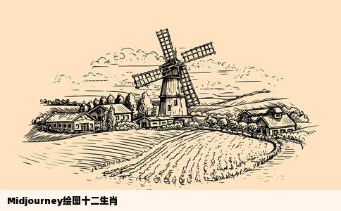 Midjourney绘图十二生肖