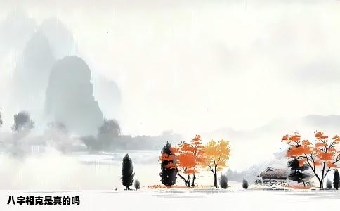 八字相克是真的吗