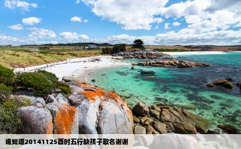 谁知道20141125酉时五行缺孩子取名谢谢