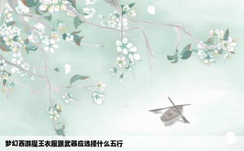 梦幻西游魔王衣服跟武器应选择什么五行